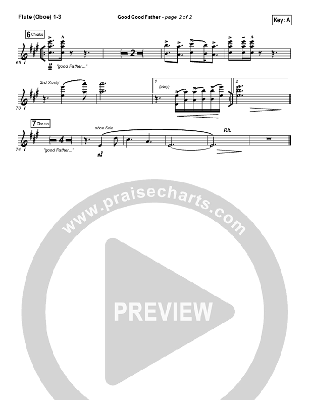 Good Good Father Wind Pack (Chris Tomlin)