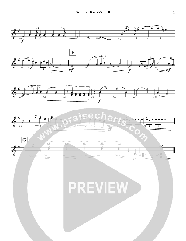 Little Drummer Boy Violins (Highlands Worship)