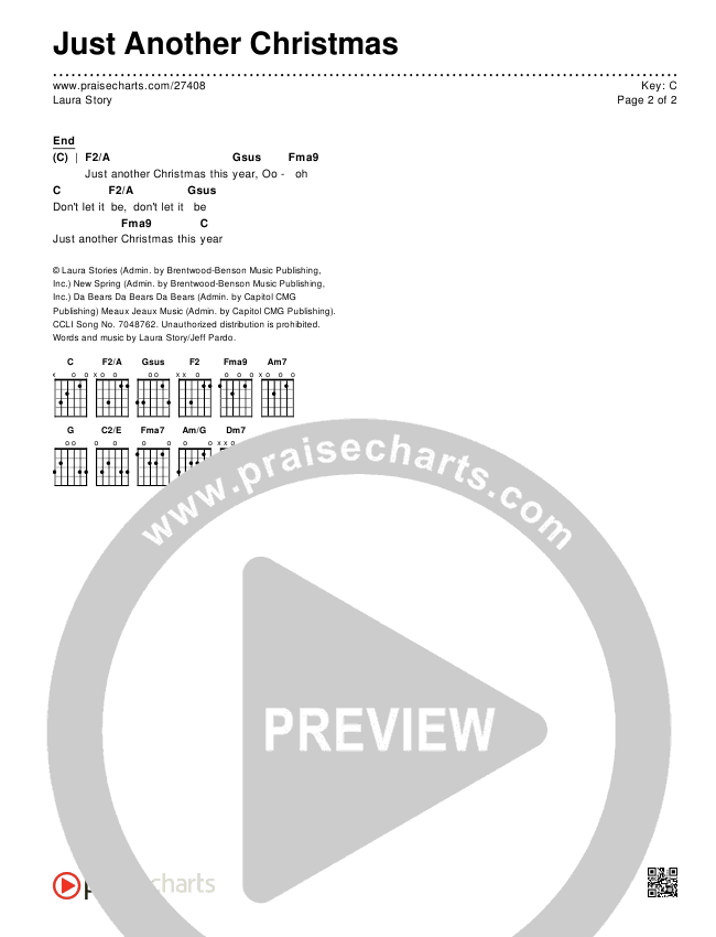 Just Another Christmas Chords & Lyrics (Laura Story)