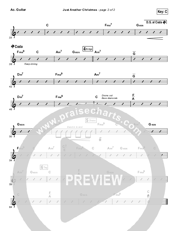 Just Another Christmas Acoustic Guitar (Laura Story)