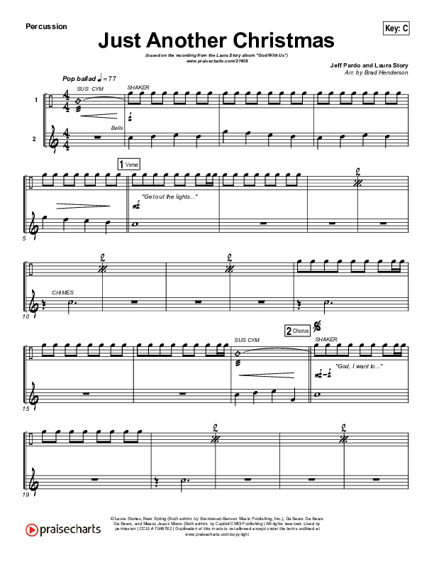 Just Another Christmas Percussion (Laura Story)