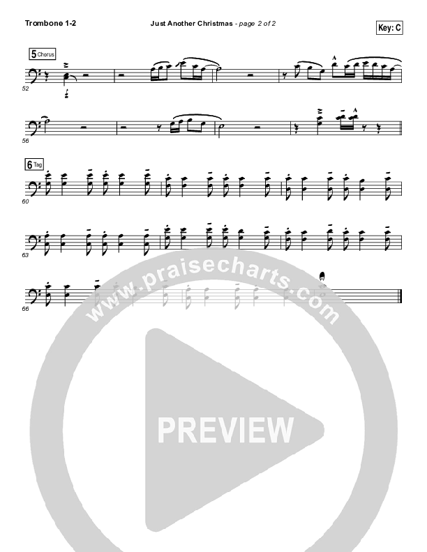 Just Another Christmas Trombone 1/2 (Laura Story)