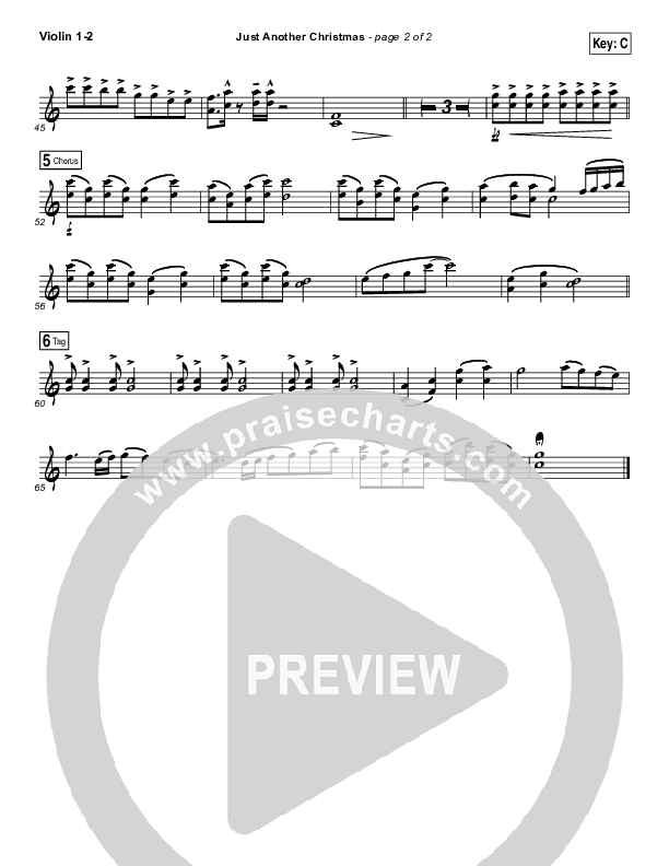 Just Another Christmas Violin 1/2 (Laura Story)