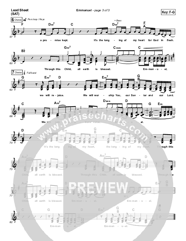 Emmanuel Lead (SAT) (Laura Story)