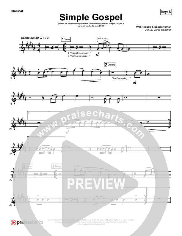 Simple Gospel Wind Pack (United Pursuit)