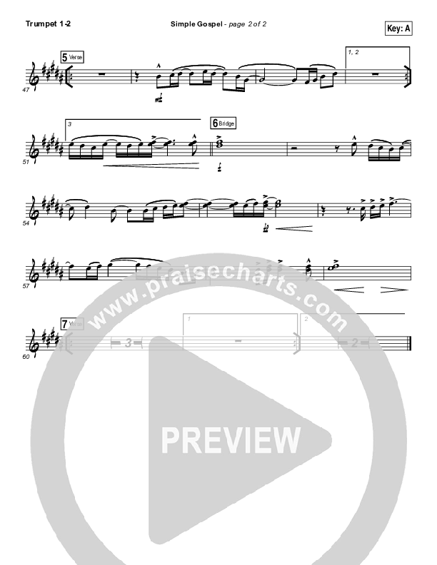 Simple Gospel Trumpet 1,2 (United Pursuit)