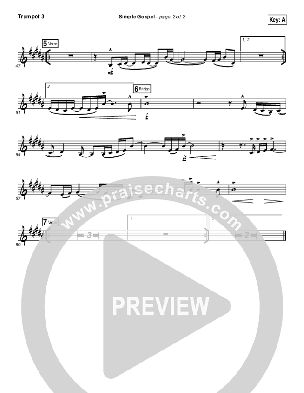 Simple Gospel Trumpet 3 (United Pursuit)