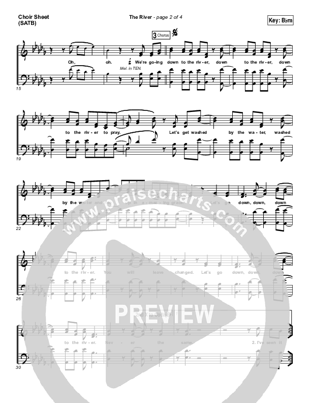 The River Choir Vocals (SATB) (Jordan Feliz)