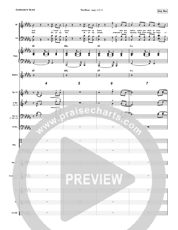 The River Conductor's Score (Jordan Feliz)