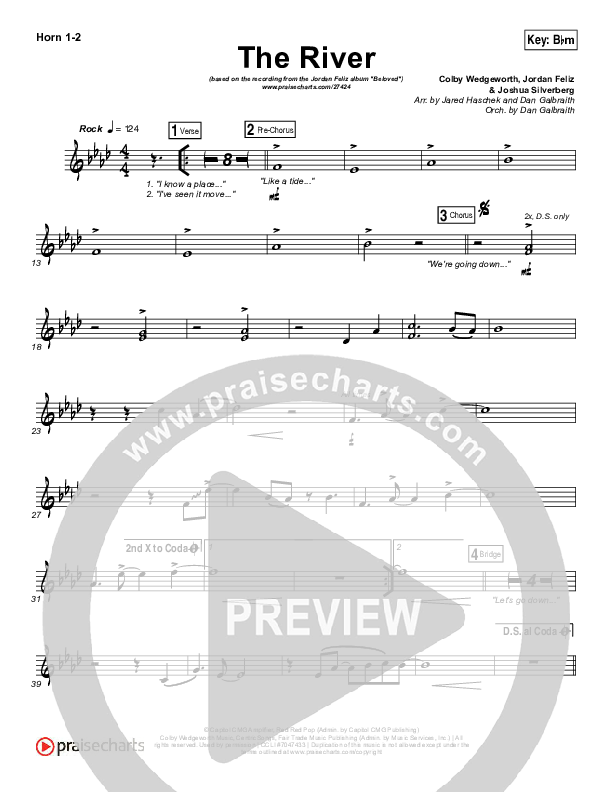 The River French Horn 1/2 (Jordan Feliz)