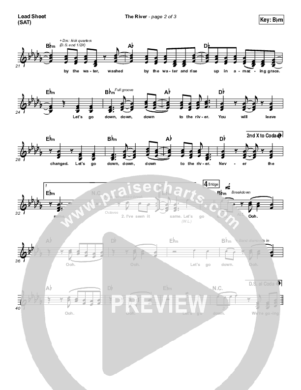 Høne Trække ud gift The River Sheet Music PDF (Jordan Feliz) - PraiseCharts