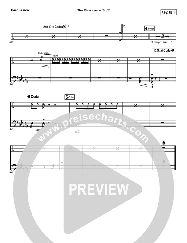 The River Percussion (Jordan Feliz)