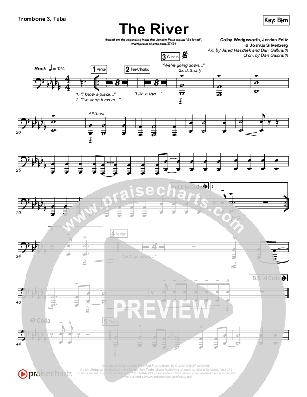 The River Trombone 3/Tuba (Jordan Feliz)