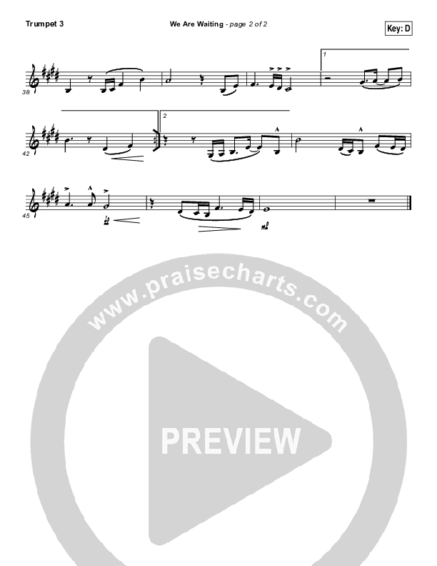 We Are Waiting Trumpet 3 (All Sons & Daughters)