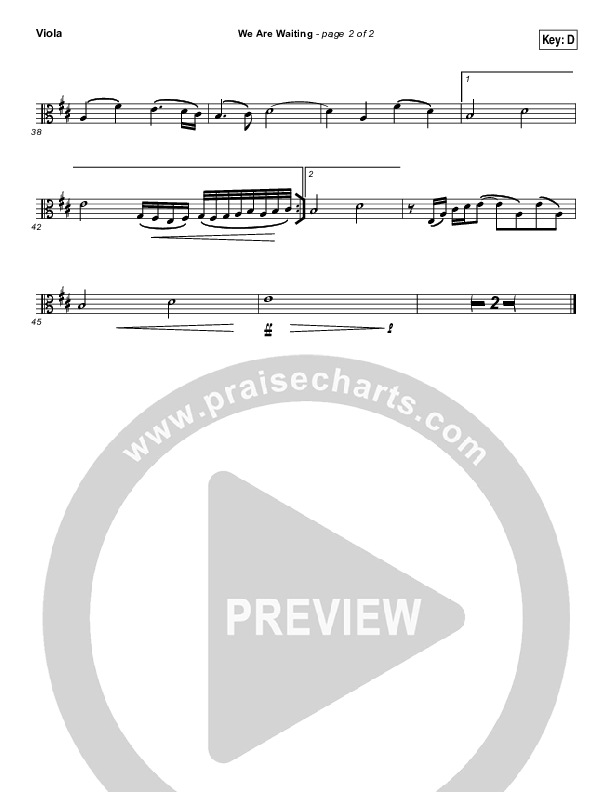 We Are Waiting Viola (All Sons & Daughters)