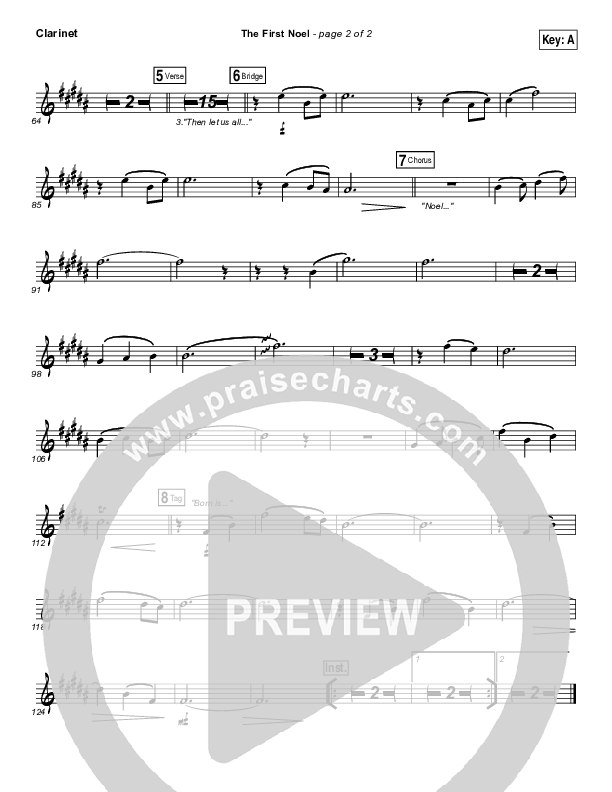 The First Noel Clarinet (Lauren Daigle)