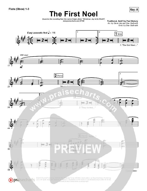 The First Noel Wind Pack (Lauren Daigle)