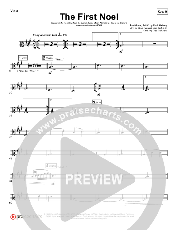 The First Noel Viola (Lauren Daigle)