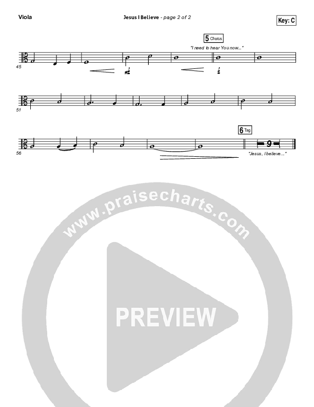 Jesus I Believe Viola (Big Daddy Weave)