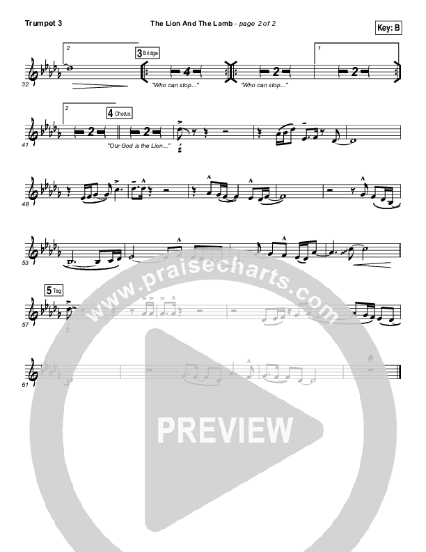 The Lion And The Lamb Trumpet 3 (Big Daddy Weave)