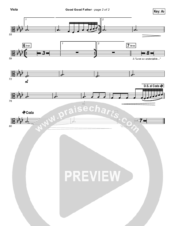 Good Good Father Viola (Casting Crowns)