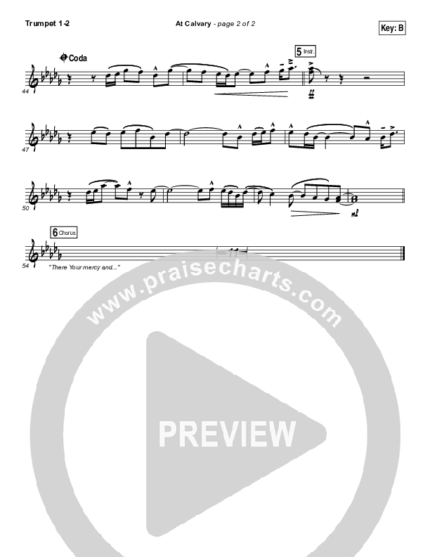 At Calvary Brass Pack (Casting Crowns)