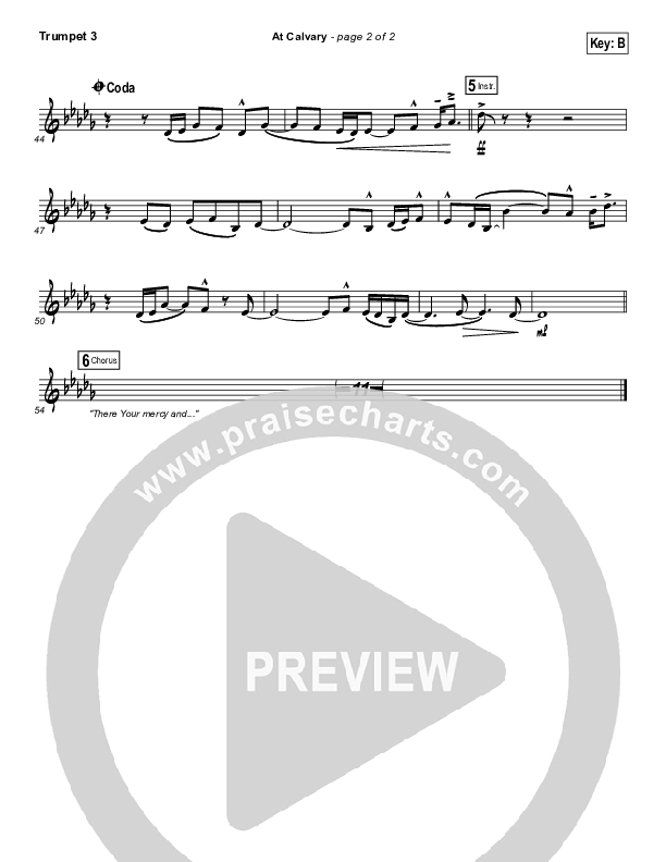 At Calvary Trumpet 3 (Casting Crowns)