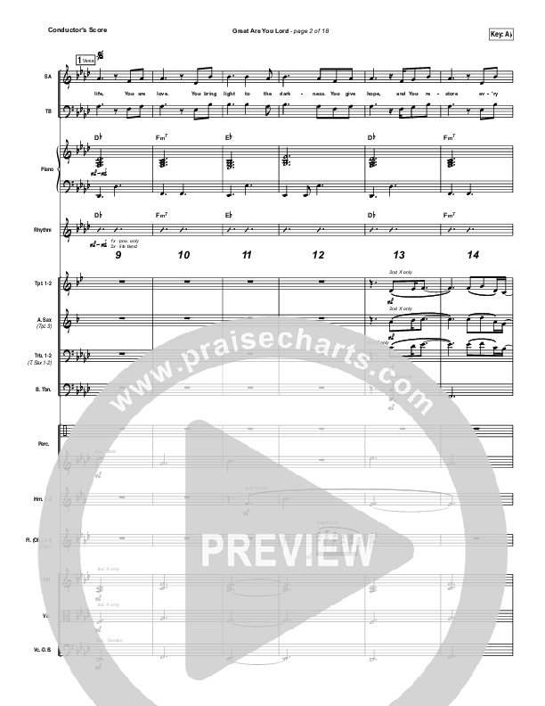 Great Are You Lord Orchestration (Casting Crowns)