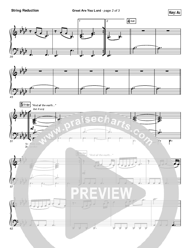 Great Are You Lord Synth Strings (Casting Crowns)