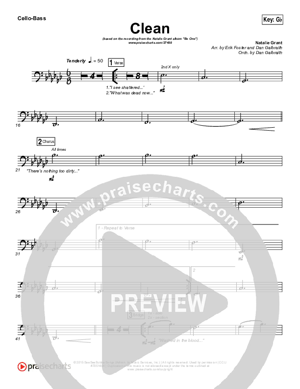 Clean Cello/Bass (Natalie Grant)