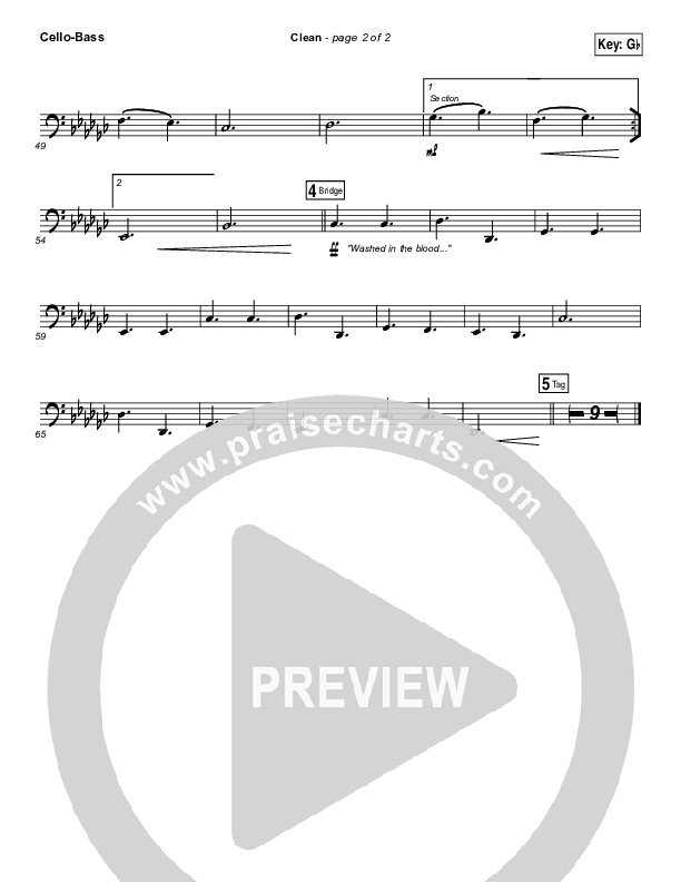 Clean Cello/Bass (Natalie Grant)