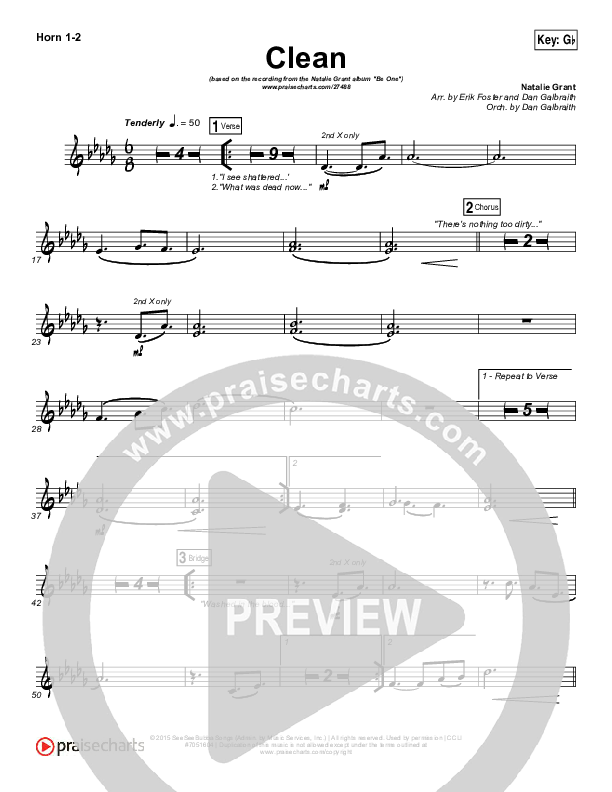 Clean French Horn 1/2 (Natalie Grant)