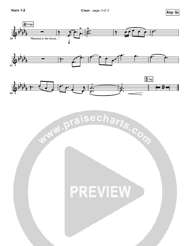 Clean French Horn 1/2 (Natalie Grant)