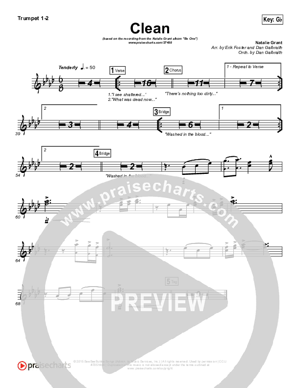 Clean Trumpet 1,2 (Natalie Grant)