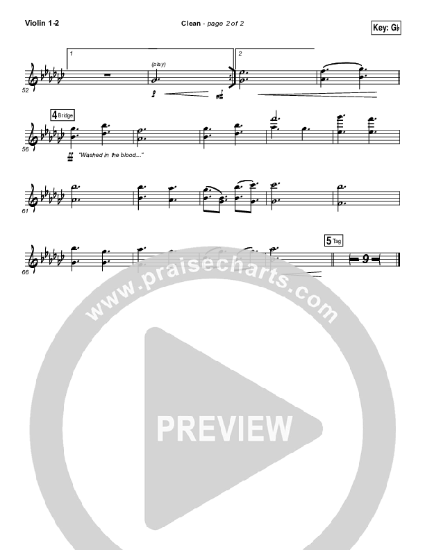 Clean Violin 1/2 (Natalie Grant)