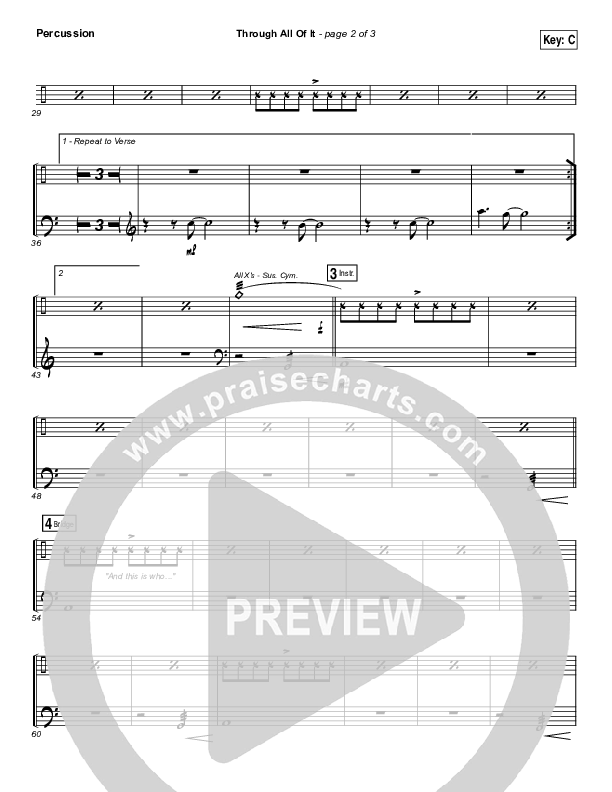 Through All Of It Percussion (Colton Dixon)