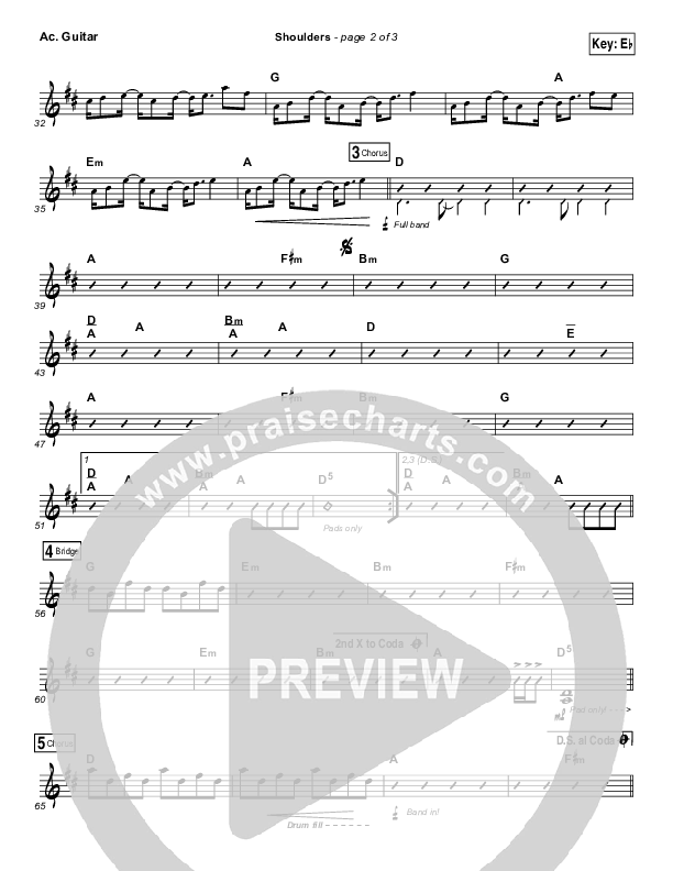 Shoulders Acoustic Guitar (for KING & COUNTRY)