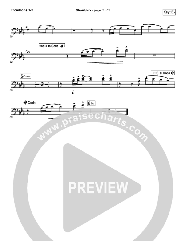 Shoulders Trombone 1/2 (for KING & COUNTRY)