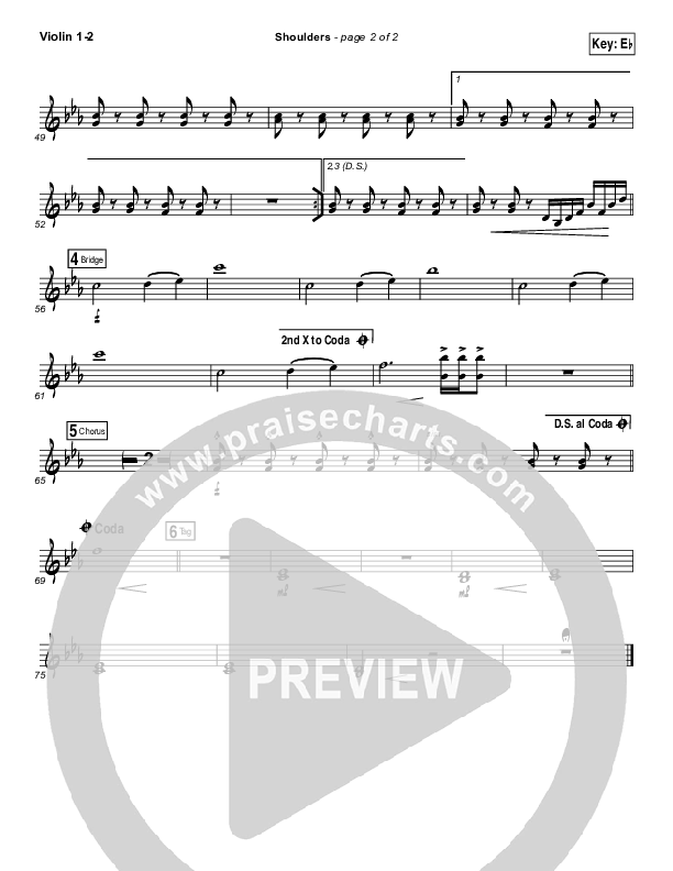 Shoulders Violin 1/2 (for KING & COUNTRY)