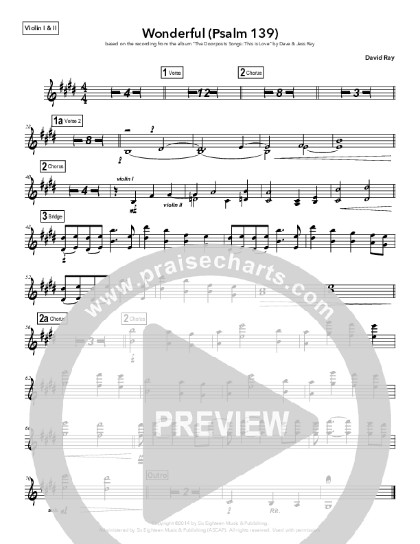 Wonderful Violin 1/2 (Doorpost Songs / Dave and Jess Ray)