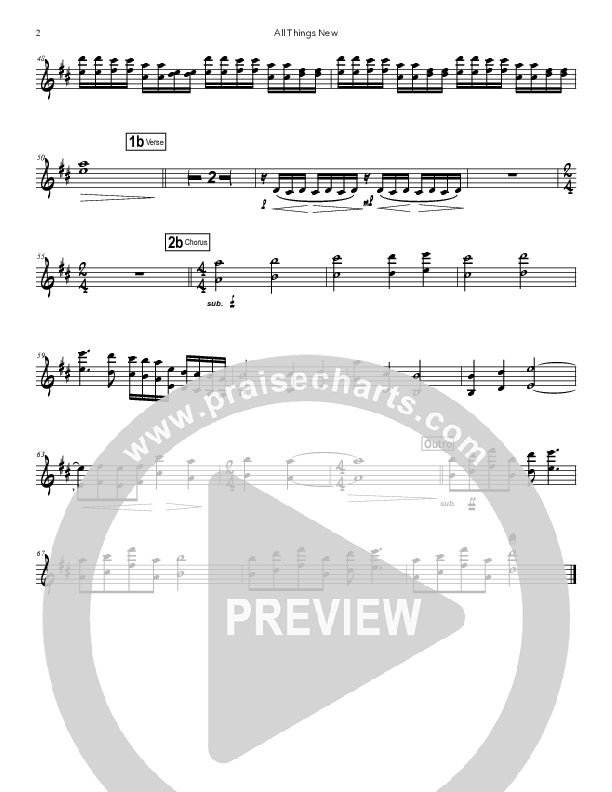 All Things New Violin 1/2 (Doorpost Songs / Dave and Jess Ray)