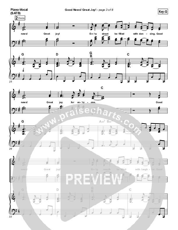 Good News Great Joy Piano/Vocal & Lead (Toby Baxley)
