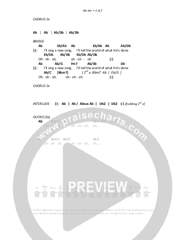 My King Is Here (Hallelujah) Chords & Lyrics (Highlands Worship)