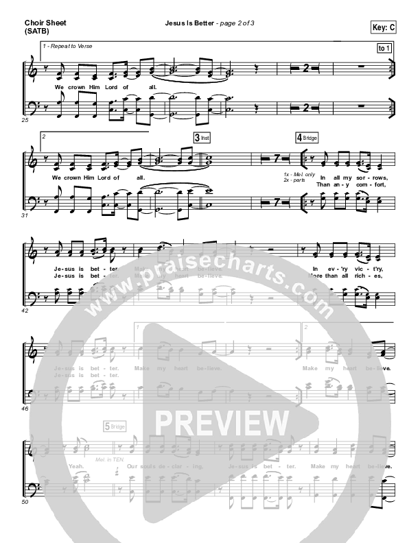 Jesus Is Better Choir Vocals (SATB) (Austin Stone Worship / Aaron Ivey)