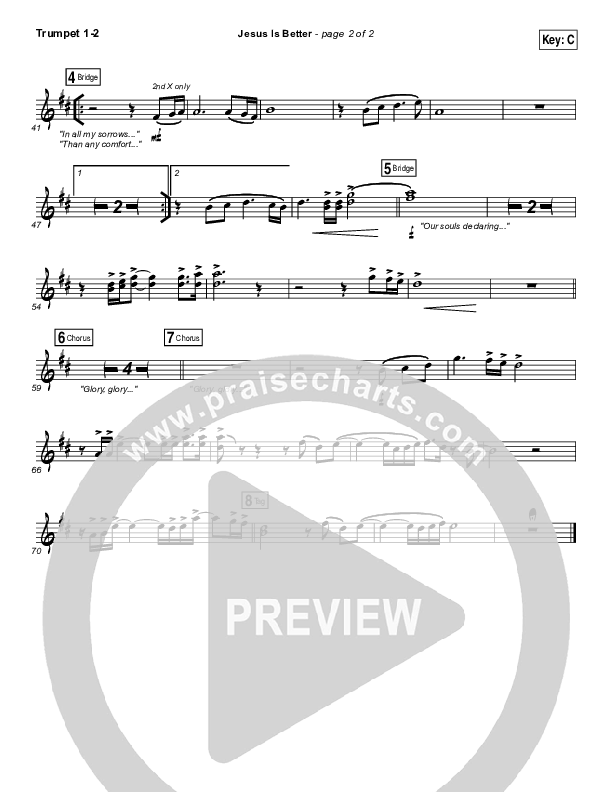 Jesus Is Better Trumpet 1,2 (Austin Stone Worship / Aaron Ivey)