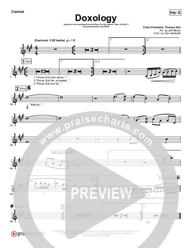 Doxology Wind Pack (Stars Go Dim)