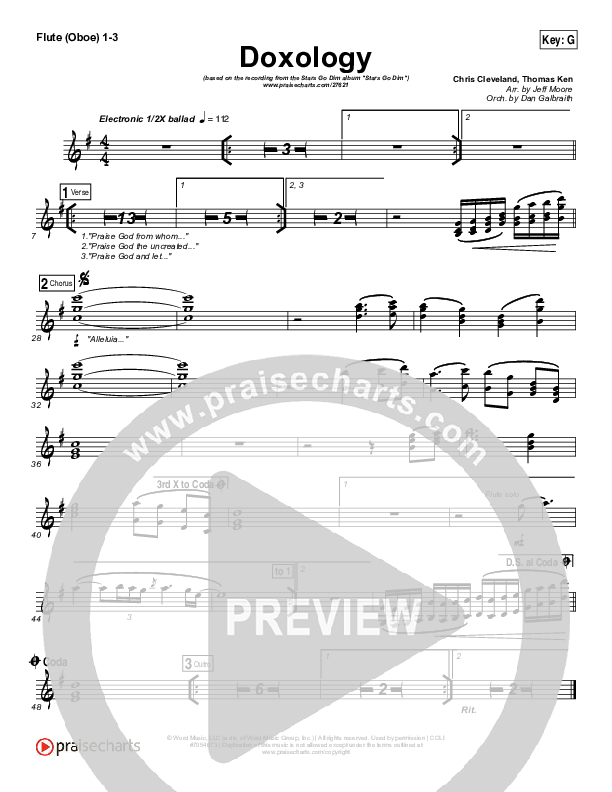 Doxology Wind Pack (Stars Go Dim)