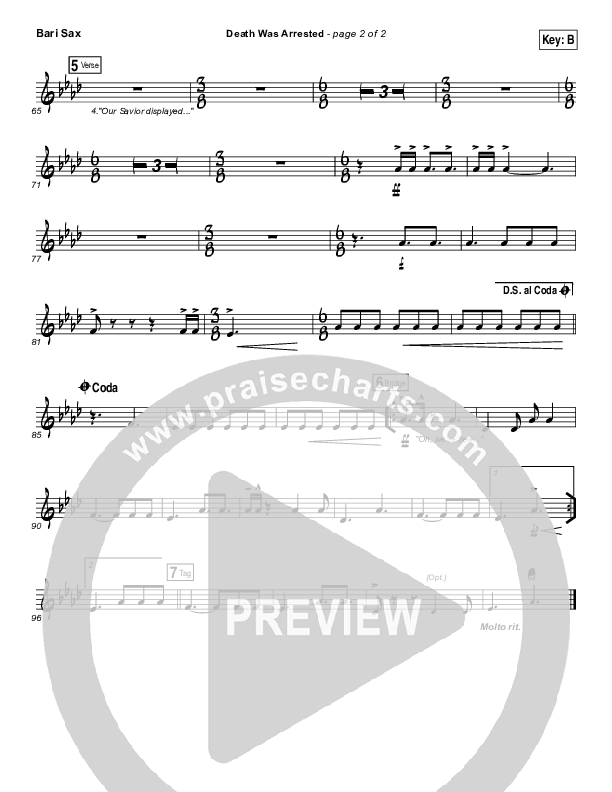 Death Was Arrested Bari Sax (North Point Worship)