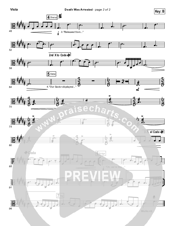 Death Was Arrested Viola (North Point Worship)