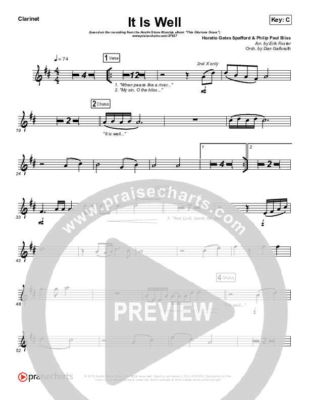 It Is Well Wind Pack (Austin Stone Worship)